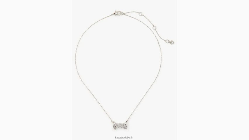 de Kate Spade Frauen Nehmen Sie einen Mini-Anhänger mit Schleife klar/silber NB82J21211 Zubehör