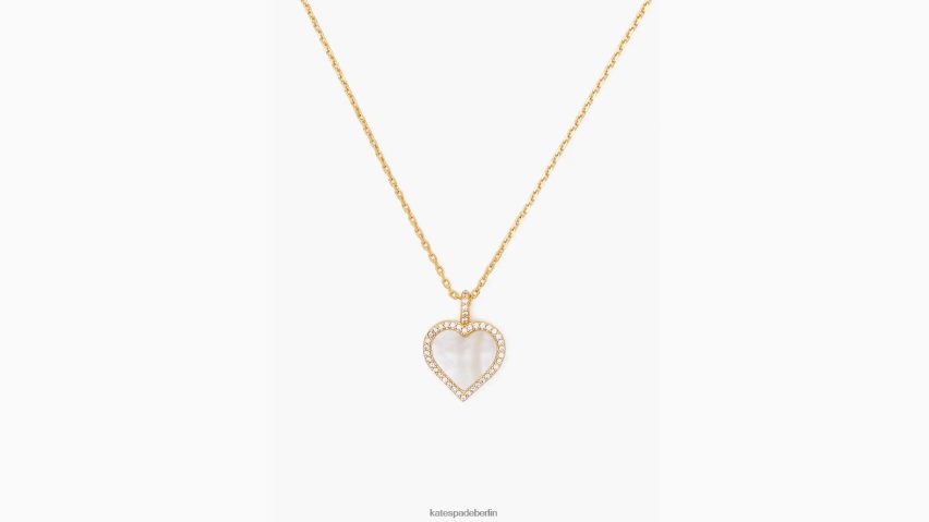 de Kate Spade Frauen Nimm einen Herzanhänger klar/gold NB82J21182 Zubehör