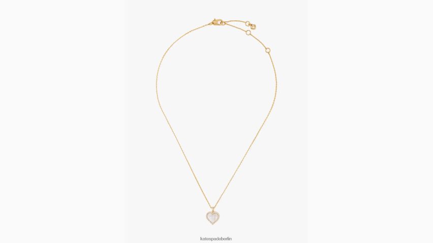 de Kate Spade Frauen Nimm einen Herzanhänger klar/gold NB82J21182 Zubehör