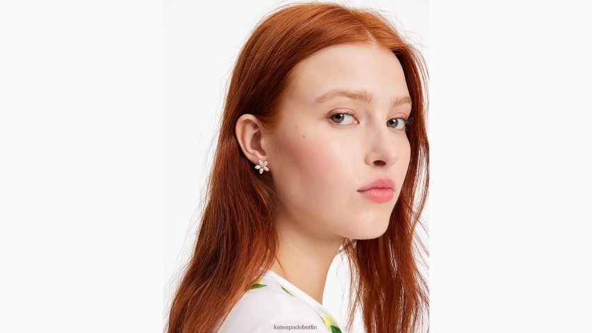 de Kate Spade Frauen Ohrstecker aus frisch gepressten Perlen creme/gold NB82J21006 Zubehör