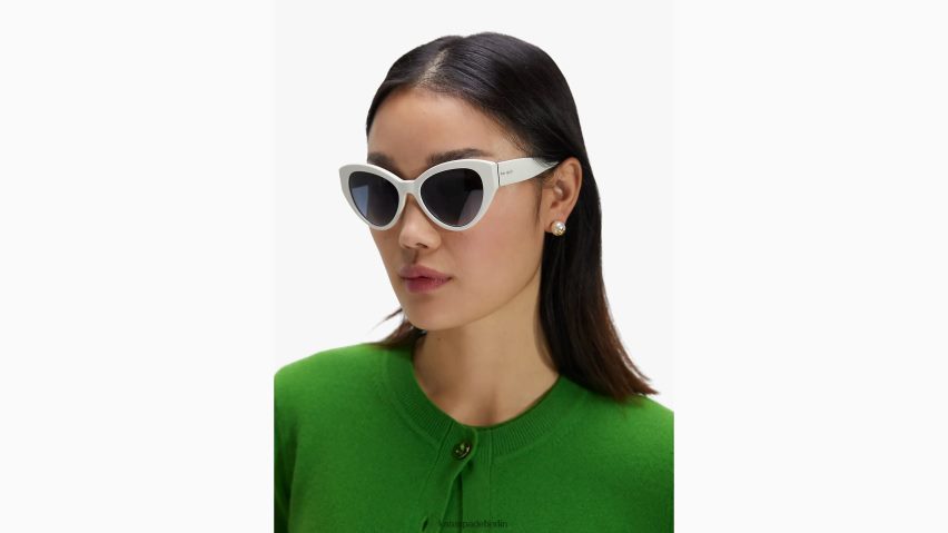 de Kate Spade Frauen Paisley-Sonnenbrille Weiß NB82J21314 Zubehör
