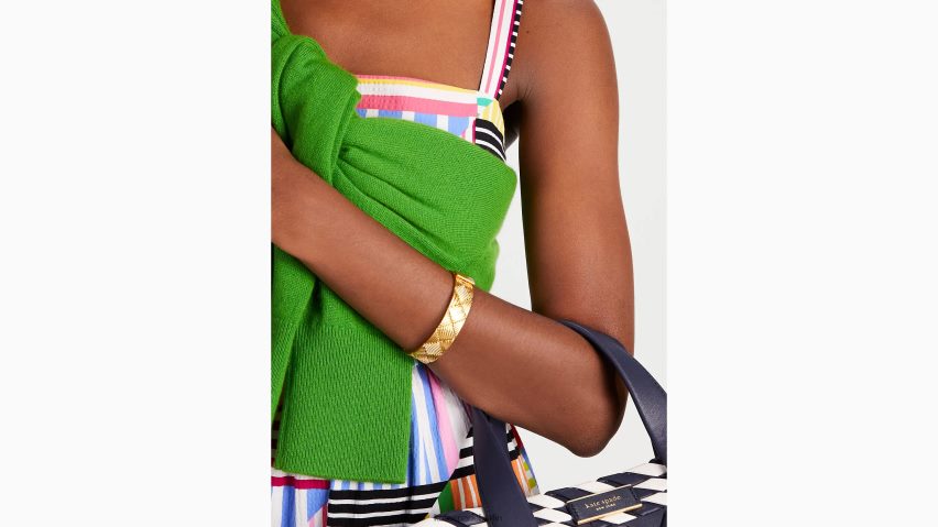 de Kate Spade Frauen Patchwork-Armreif Gold NB82J21039 Zubehör