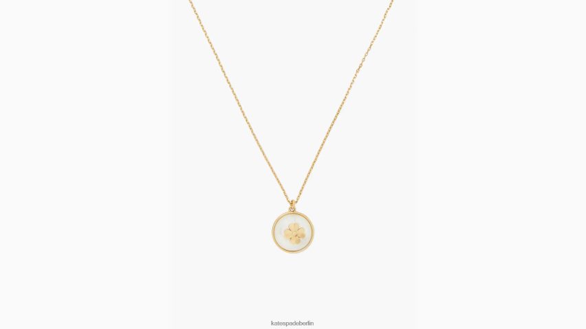 de Kate Spade Frauen Perlen auf Perlen Mini-Anhänger creme/gold NB82J21242 Zubehör