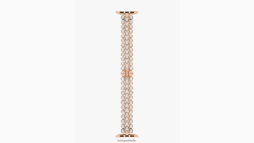 de Kate Spade Frauen Perlgoldfarbenes 38/40-mm-Edelstahlarmband für die Apple Watch Pergament NB82J21071 Zubehör