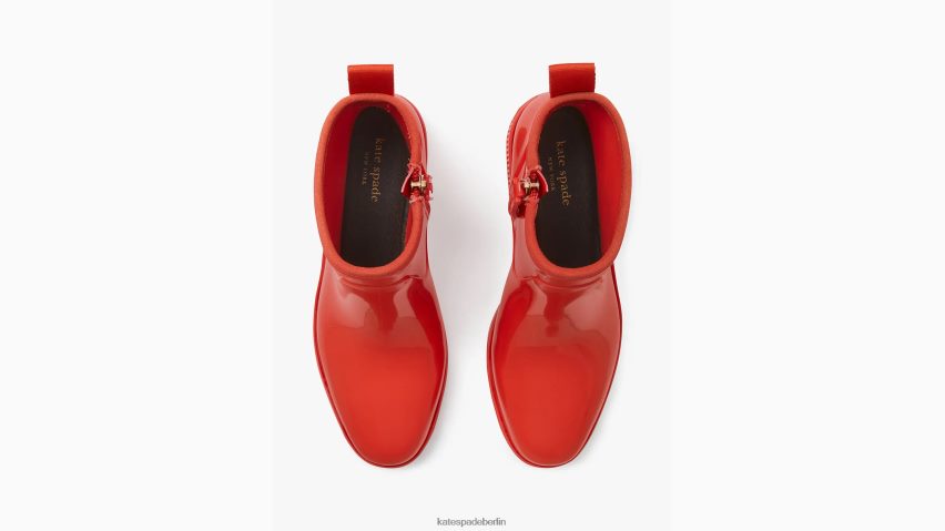 de Kate Spade Frauen Pfützenregenstiefel frische Tomate NB82J2645 Schuhwerk