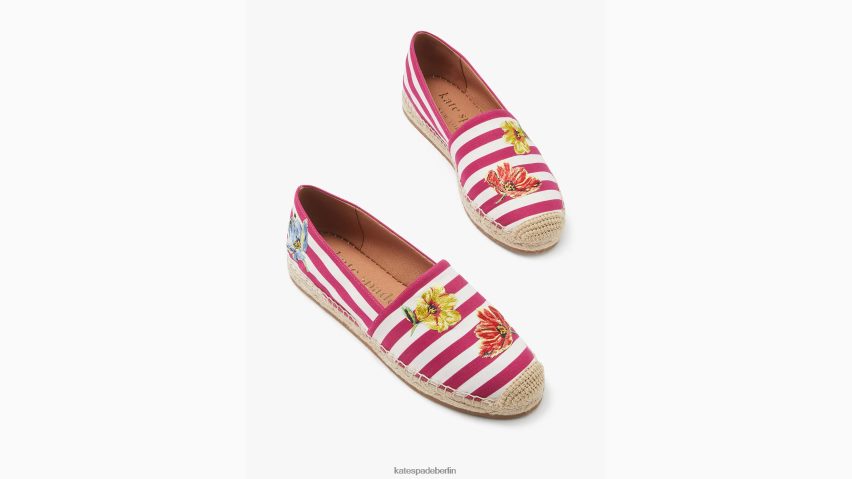 de Kate Spade Frauen Picknick-Espadrilles Rosa Pflaume Multi NB82J2579 Schuhwerk