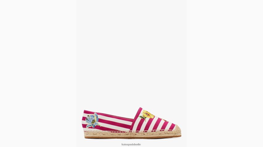 de Kate Spade Frauen Picknick-Espadrilles Rosa Pflaume Multi NB82J2579 Schuhwerk