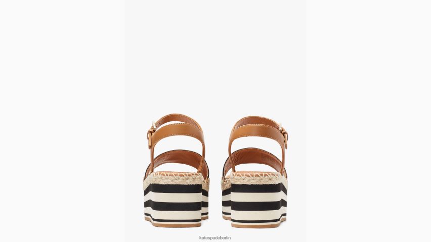 de Kate Spade Frauen Picknick-Plateausandalen Bungalow/Blk NB82J2527 Schuhwerk