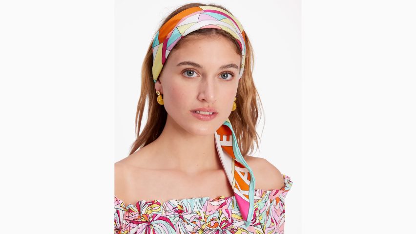 de Kate Spade Frauen Quadratischer Schal aus Geo-Sonnenseide multi NB82J21263 Zubehör