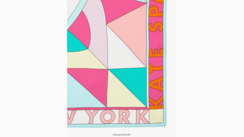 de Kate Spade Frauen Quadratischer Schal aus Geo-Sonnenseide multi NB82J21263 Zubehör