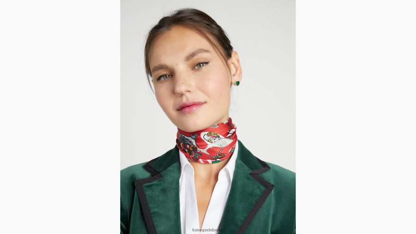 de Kate Spade Frauen Quadratischer Seidenschal für den Partytisch multi NB82J21445 Zubehör