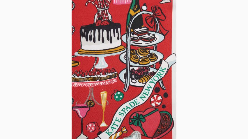 de Kate Spade Frauen Quadratischer Seidenschal für den Partytisch multi NB82J21445 Zubehör