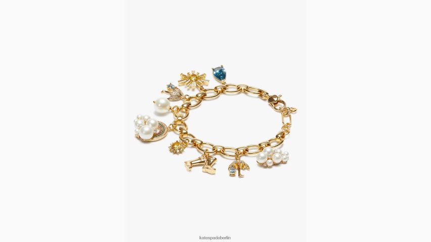 de Kate Spade Frauen Regen- oder Sonnenschein-Charm-Armband weiß-multi NB82J21197 Zubehör