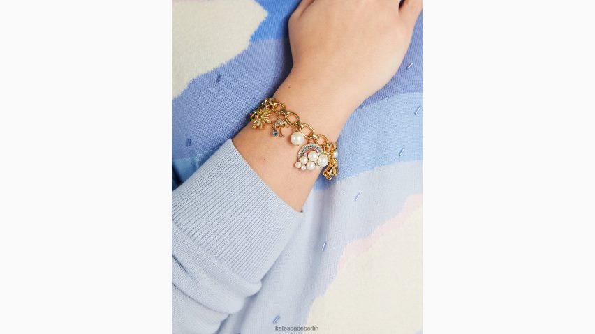 de Kate Spade Frauen Regen- oder Sonnenschein-Charm-Armband weiß-multi NB82J21197 Zubehör