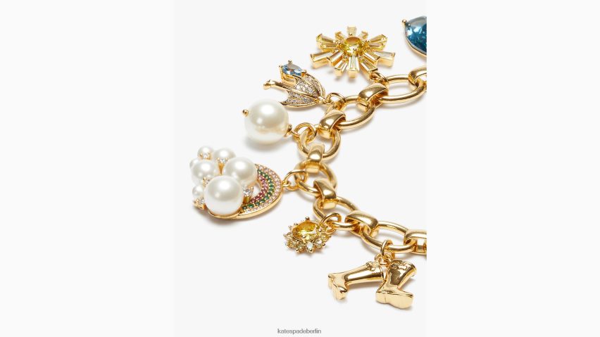 de Kate Spade Frauen Regen- oder Sonnenschein-Charm-Armband weiß-multi NB82J21197 Zubehör