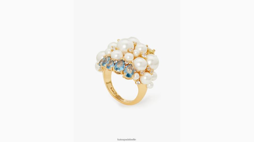 de Kate Spade Frauen Regen- oder Sonnenschein-Statement-Ring weiß-multi NB82J21102 Zubehör