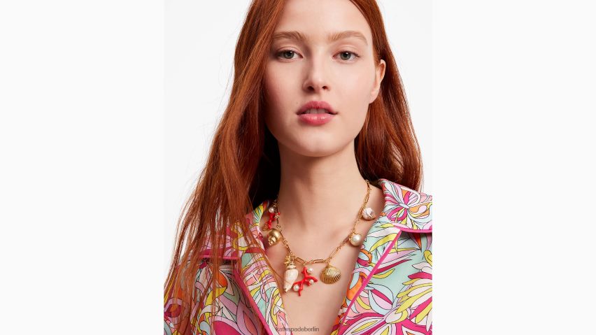 de Kate Spade Frauen Riffschatz-Charm-Halskette multi NB82J2991 Zubehör
