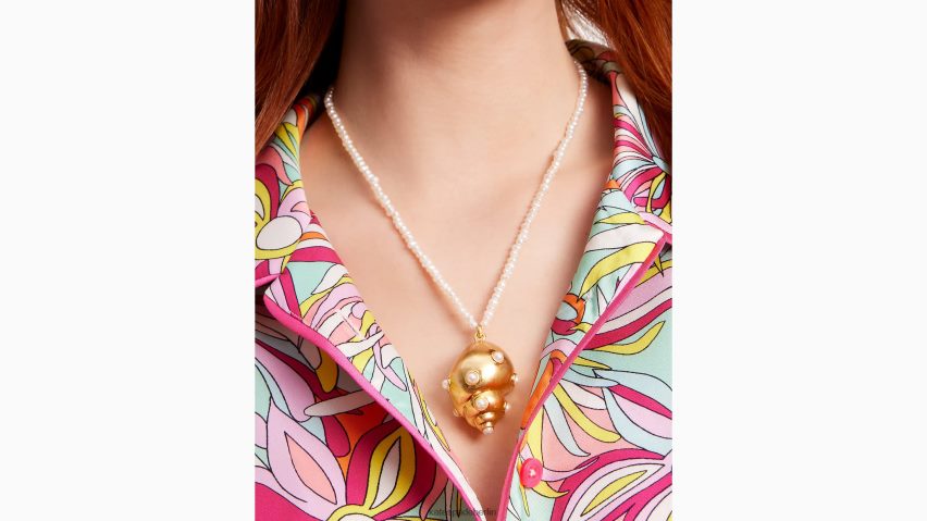 de Kate Spade Frauen Riffschatz-Statement-Anhänger weiß-multi NB82J2992 Zubehör