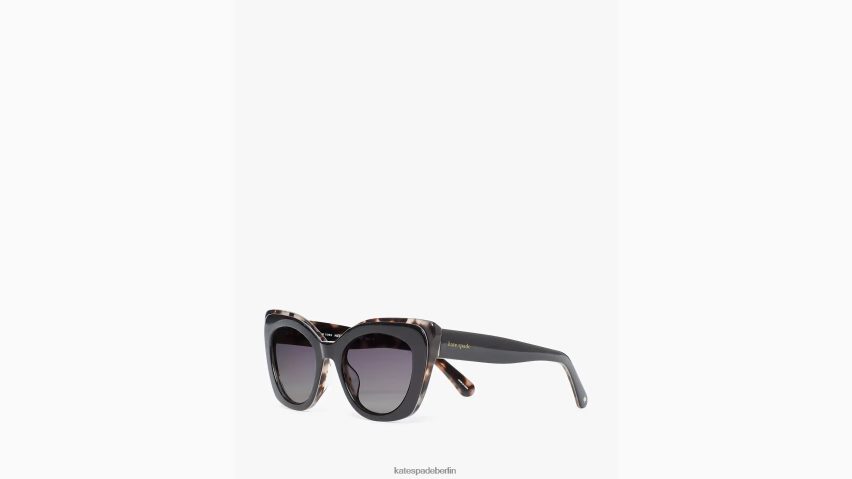 de Kate Spade Frauen Ringelblumen-Sonnenbrille Schwarz NB82J21258 Zubehör
