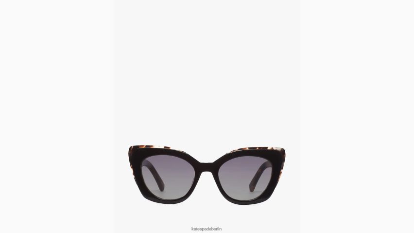 de Kate Spade Frauen Ringelblumen-Sonnenbrille Schwarz NB82J21258 Zubehör