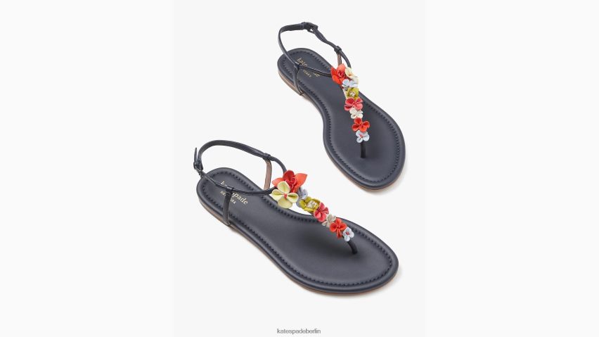 de Kate Spade Frauen Rosalie-Sandalen Blazer blau multi NB82J2533 Schuhwerk