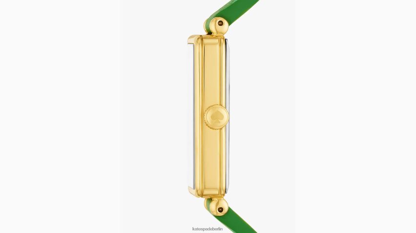 de Kate Spade Frauen Rosedale grüne Lederuhr Grün NB82J21180 Zubehör