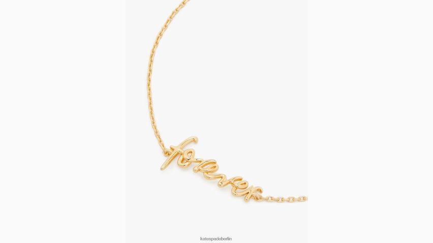 de Kate Spade Frauen Sagen Sie „Ja für immer“-Armband Gold NB82J21142 Zubehör