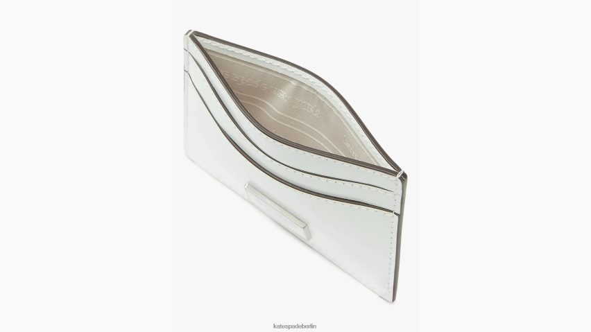 de Kate Spade Frauen Sam Icon-Kartenetui aus Leder echtes Weiß NB82J2413 Zubehör