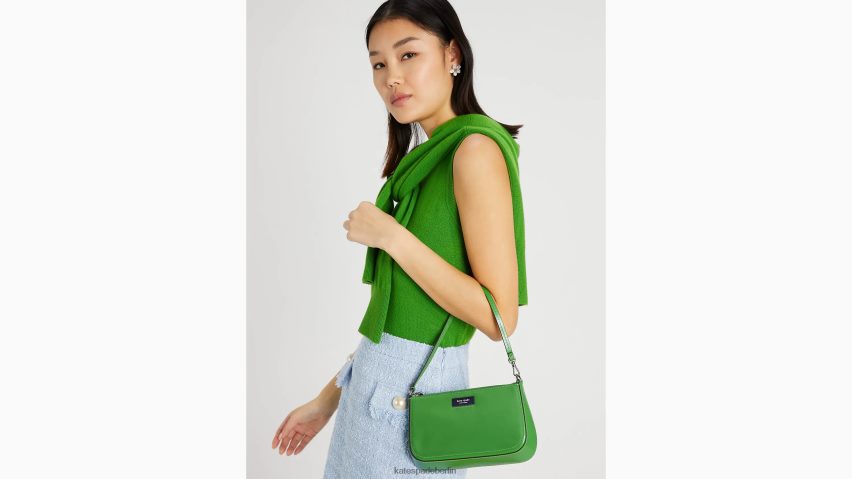 de Kate Spade Frauen Sam Icon Ksnyl Mini-Pochette aus Nylon ks grün NB82J2196 Zubehör