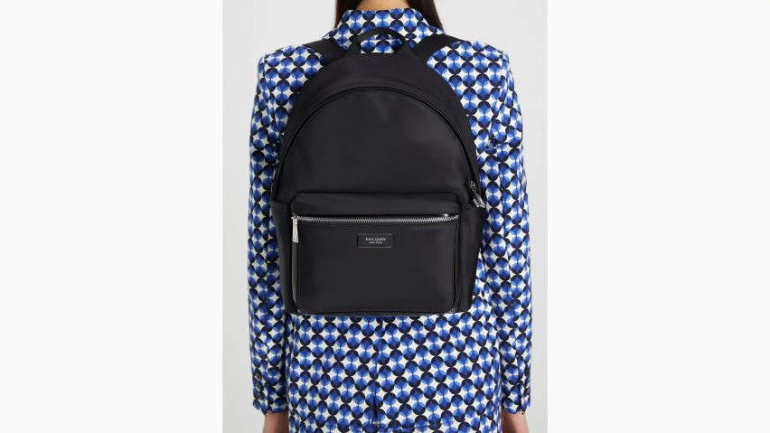 de Kate Spade Frauen Sam Icon Ksnyl Nylon mittlerer Rucksack Schwarz NB82J2263 Zubehör