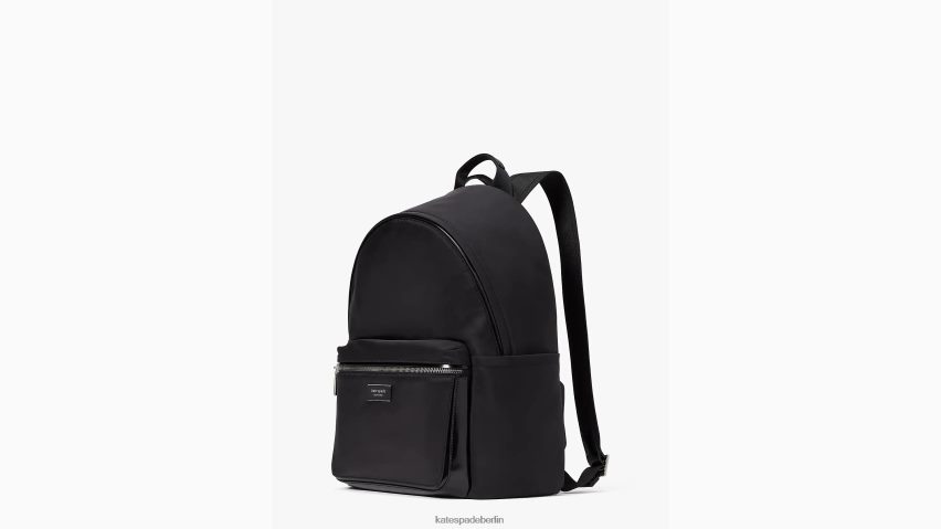 de Kate Spade Frauen Sam Icon Ksnyl Nylon mittlerer Rucksack Schwarz NB82J2263 Zubehör