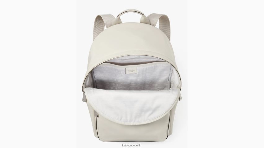 de Kate Spade Frauen Sam Icon Ksnyl Nylon mittlerer Rucksack steiniger Strand NB82J2264 Zubehör