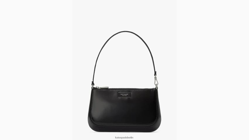 de Kate Spade Frauen Sam Icon Mini-Pochette aus Leder Schwarz NB82J2175 Zubehör