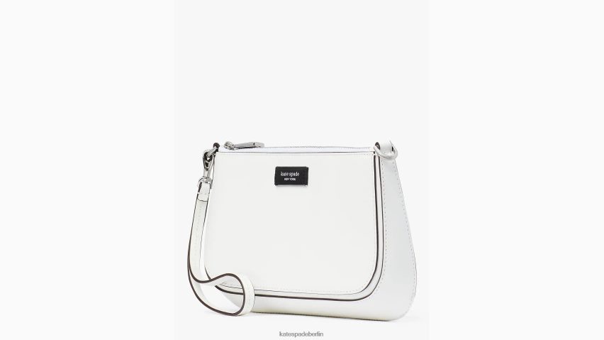 de Kate Spade Frauen Sam Icon Mini-Pochette aus Leder echtes Weiß NB82J2174 Zubehör