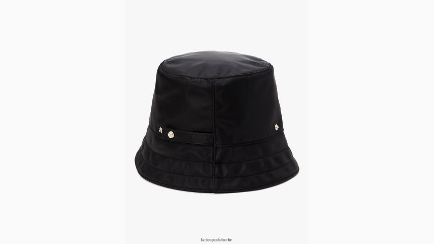 de Kate Spade Frauen Sam Icon packbarer Fischerhut Schwarz NB82J21362 Zubehör