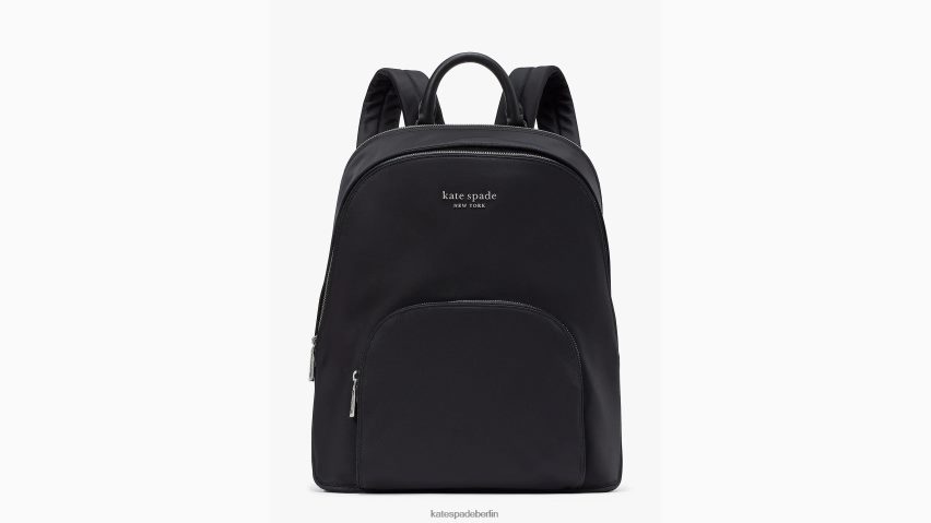 de Kate Spade Frauen Sam Ksnyl Laptop-Rucksack aus Nylon Schwarz NB82J2153 Zubehör