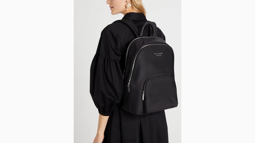 de Kate Spade Frauen Sam Ksnyl Laptop-Rucksack aus Nylon Schwarz NB82J2153 Zubehör