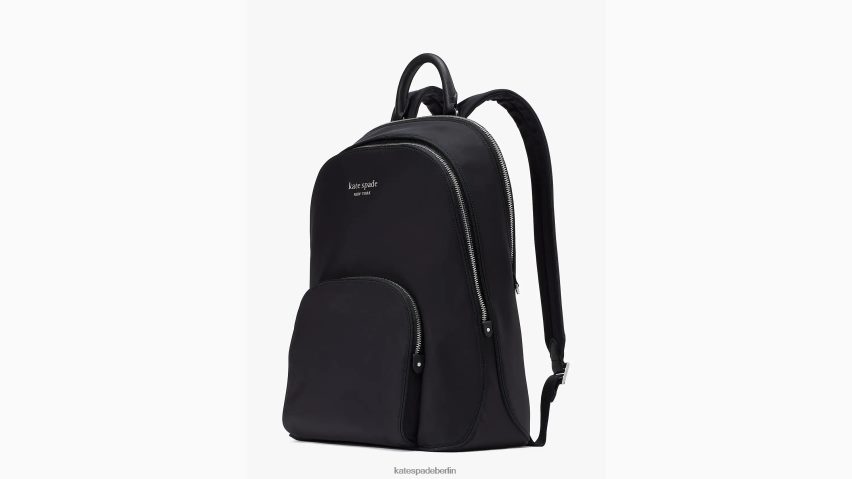 de Kate Spade Frauen Sam Ksnyl Laptop-Rucksack aus Nylon Schwarz NB82J2153 Zubehör