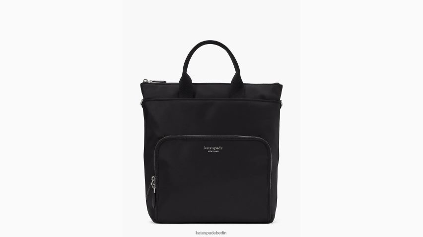 de Kate Spade Frauen Sam Ksnyl Nylon Cabrio-Rucksack Schwarz NB82J270 Zubehör
