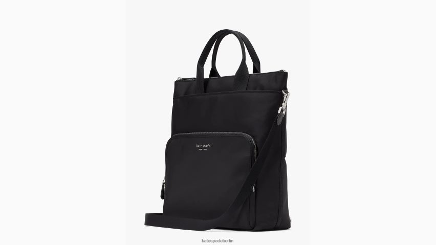 de Kate Spade Frauen Sam Ksnyl Nylon Cabrio-Rucksack Schwarz NB82J270 Zubehör