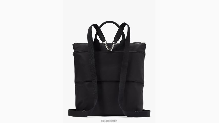 de Kate Spade Frauen Sam Ksnyl Nylon Cabrio-Rucksack Schwarz NB82J270 Zubehör