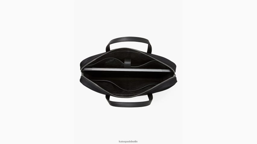 de Kate Spade Frauen Sam Ksnyl Nylon Universal-Laptoptasche Schwarz NB82J2117 Zubehör