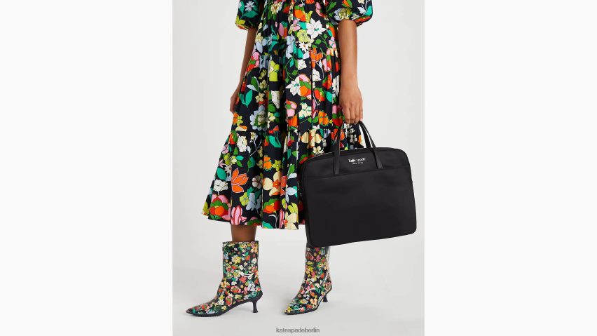 de Kate Spade Frauen Sam Ksnyl Nylon Universal-Laptoptasche Schwarz NB82J2117 Zubehör