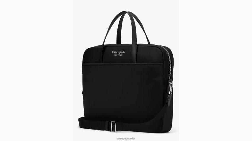 de Kate Spade Frauen Sam Ksnyl Nylon Universal-Laptoptasche Schwarz NB82J2117 Zubehör
