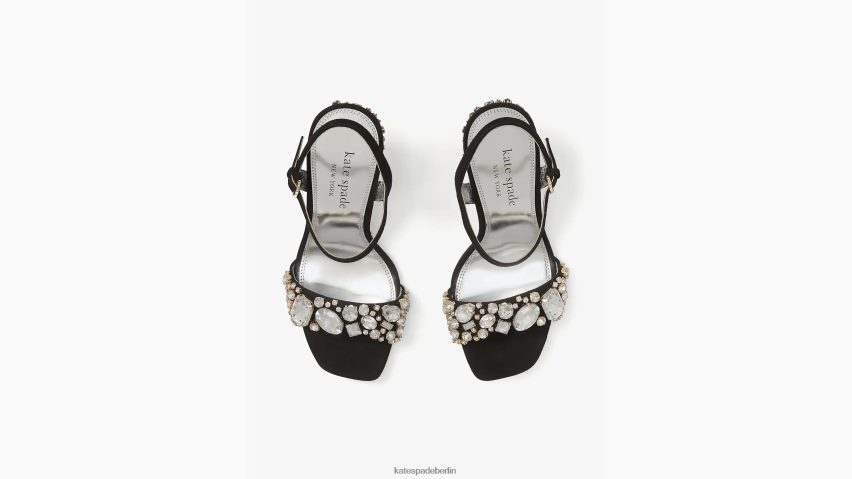 de Kate Spade Frauen Schatzsandalen Schwarz NB82J2582 Schuhwerk