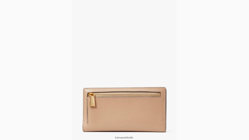 de Kate Spade Frauen Schlankes faltbares Portemonnaie mit Farbblockdesign von Morgan Café Mokka Multi NB82J2392 Zubehör