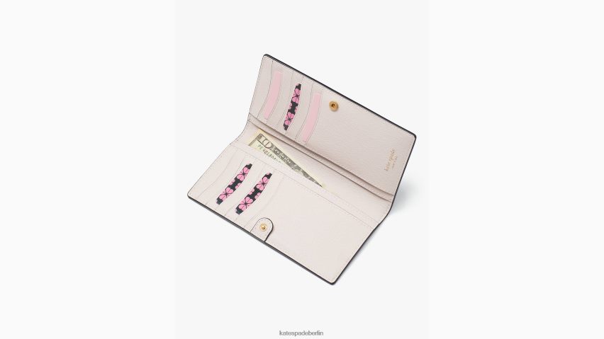 de Kate Spade Frauen Schlankes faltbares Portemonnaie mit Farbblockdesign von Morgan Café Mokka Multi NB82J2392 Zubehör