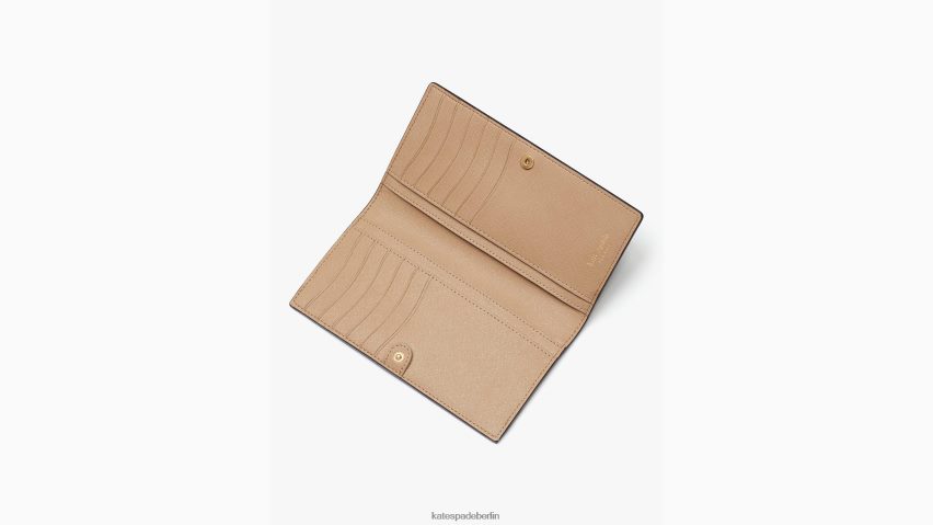 de Kate Spade Frauen Schlankes faltbares Portemonnaie mit Farbblockdesign von Morgan Café Mokka Multi NB82J2392 Zubehör