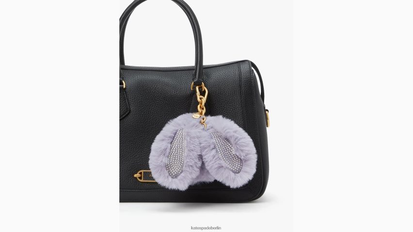 de Kate Spade Frauen Schlüsselanhänger aus Kunstpelz zum Mondneujahr Lavendelcreme NB82J21428 Zubehör