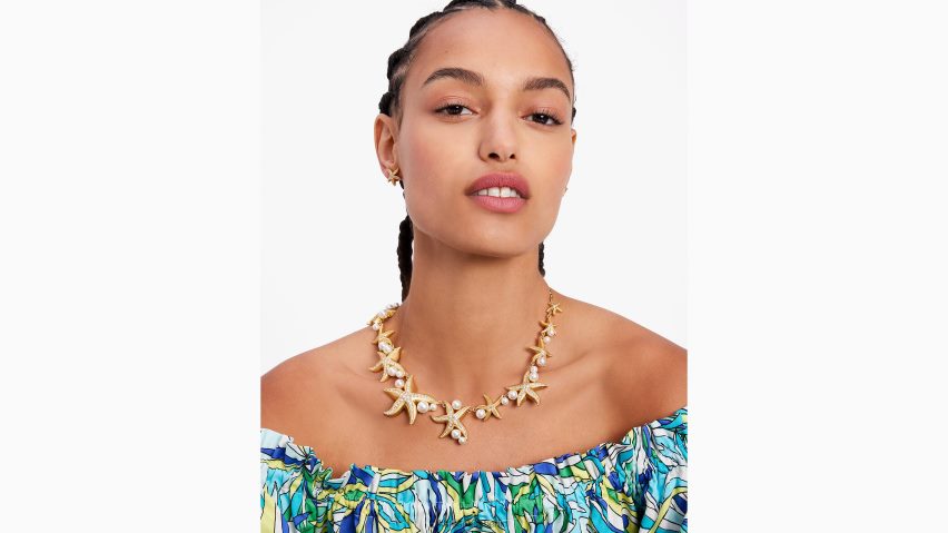 de Kate Spade Frauen Seestern-Statement-Halskette klares Multi NB82J2980 Zubehör